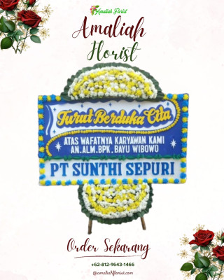 Papan Bunga Duka di Rua